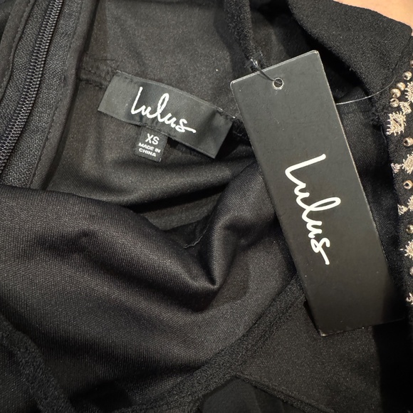 Lulus Black Beaded Maxi Dress – XS – NWT - Picture 10 of 10